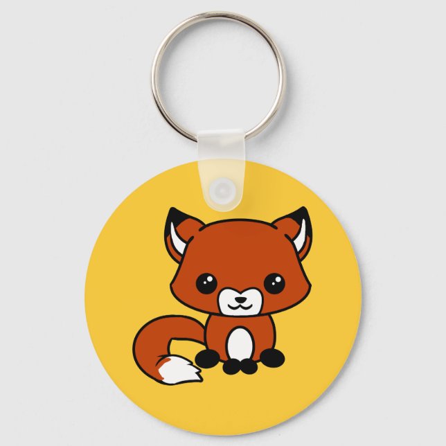 Cute fox keychain (Front)