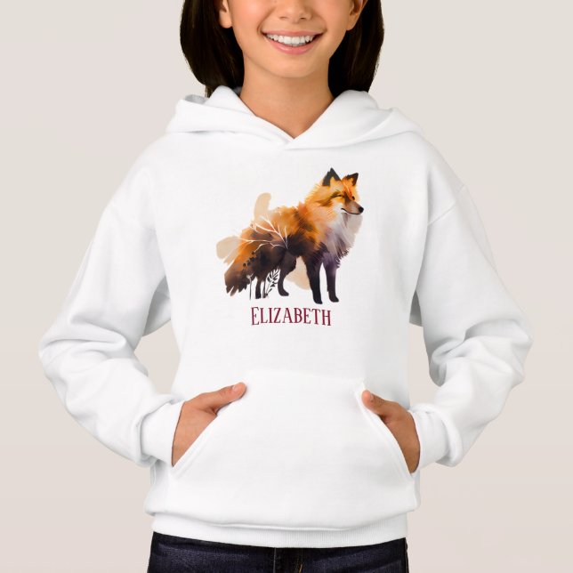 cute fox lovers add name  (Front)