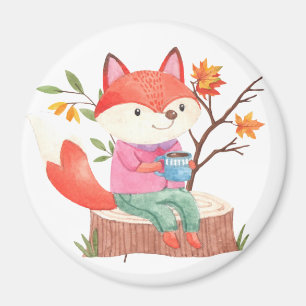 Cute Fox Magnet