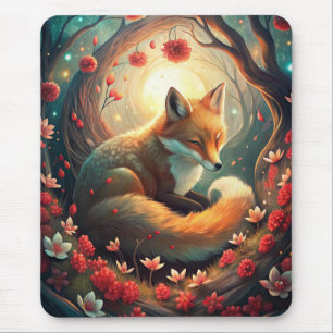 Cute Fox Mouse Pad
