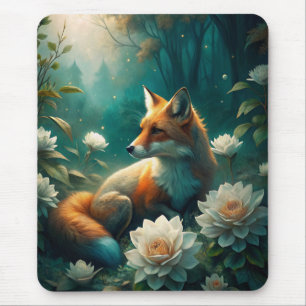 Cute Fox Mouse Pad