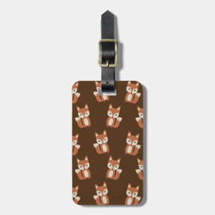 Cute Fox Pattern Luggage Tag