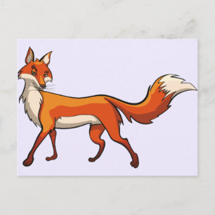 Cute Fox Postcard