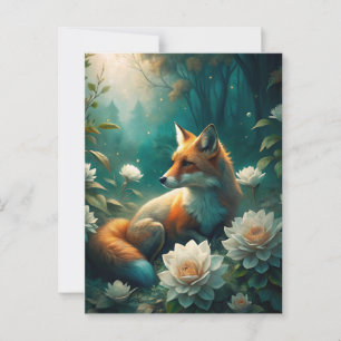 Cute Fox Postcard