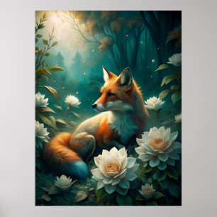 Cute Fox Poster