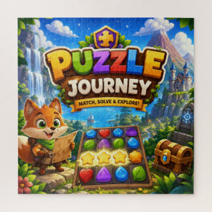 Cute Fox Puzzle Adventure Fun Kids Game Artwork