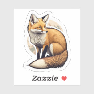 Cute Fox Sticker