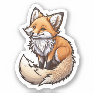 Cute Fox Sticker