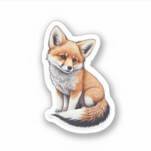 Cute Fox Sticker