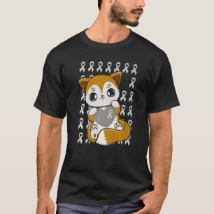 Cute Fox With Ribbon For Dyslexia Awareness T-Shirt