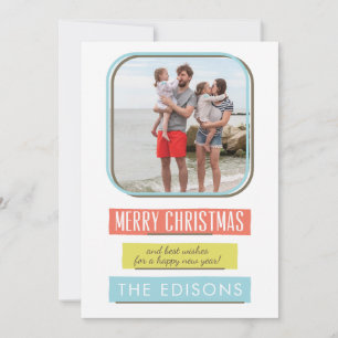 Cute Frame Holiday Photo Card