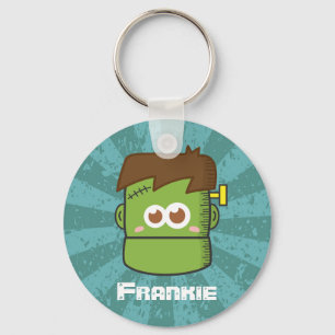 Cute Frankenstein Monster for Halloween Key Ring