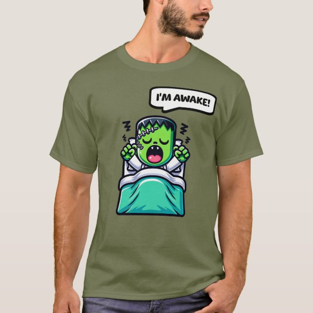 Cute Frankenstein Monster T-Shirt (Front)