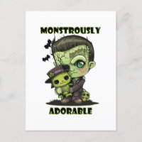  Cute Frankenstein Monster with plushie
