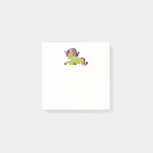 Cute Frankenstein Unicorn Halloween Drawing Post-it Notes