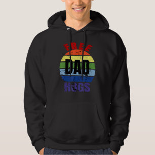 Cute Free Dad Hugs  Casual Style For Men Pride Hoodie