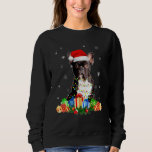 Cute French Bulldog Christmas Lights Santa Puppy D Sweatshirt<br><div class="desc">Cute French Bulldog Christmas Lights Santa Puppy Dog Dad Mum</div>