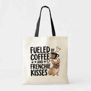 Cute French Bulldog Coffee Lover Frenchie Mum Dog Tote Bag