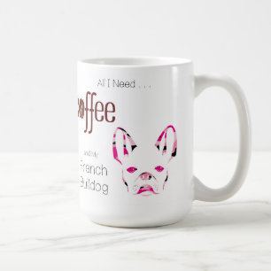 Cute French Bulldog Colourful Dog Lover  Coffee Mug
