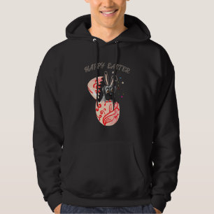 Cute French Bulldog Egg  Easter Day Dog Dad Dog Mo Hoodie