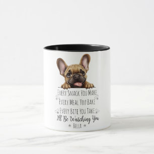 Cute French Bulldog Funny Custom Mug