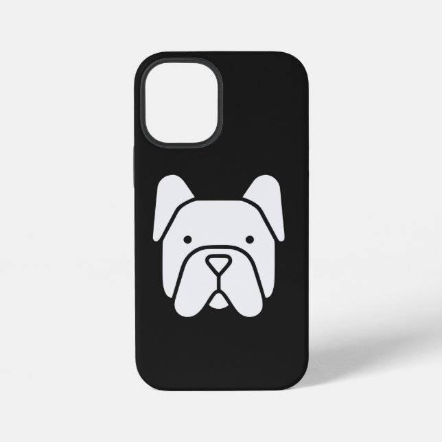 Cute French Bulldog iPhone Case (Back)