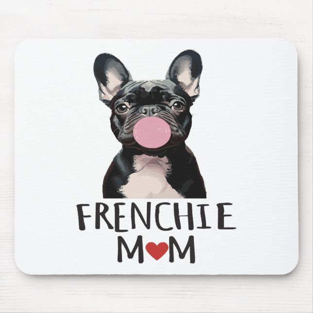 Cute French bulldog Mouse Pad (Front)