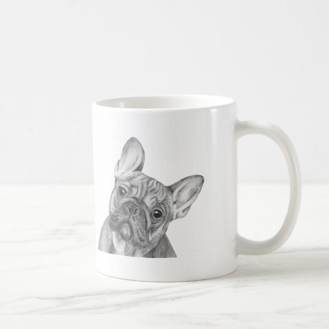 Cute French Bulldog mug by Tracy Stone (Right)