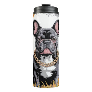 Cute French Bulldog Mum Thermal Tumbler
