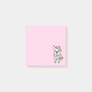 Cute French Bulldog Post-it Notes