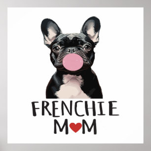 Cute French bulldog Poster
