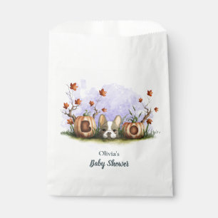 Cute French Bulldog Puppy Halloween Baby Shower Favour Bag