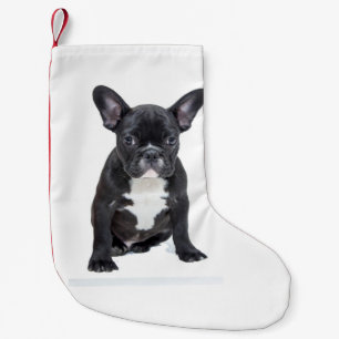 Cute French Bulldog Puppy Small Christmas Stocking