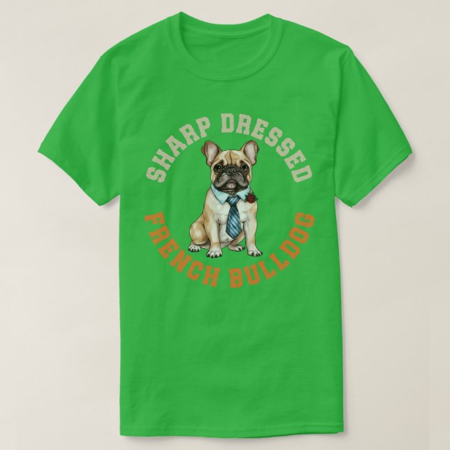 Cute French Bulldog T-Shirt (Design Front)
