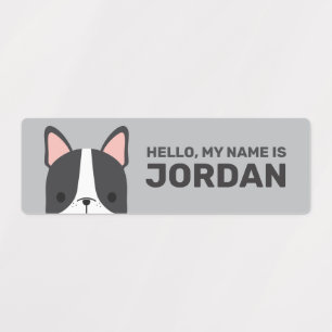 Cute French Bulldog with Personalised Name