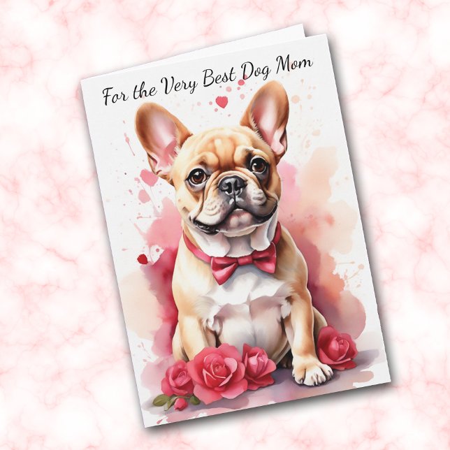 Cute French Bulldog You Make My Tail Wag Holiday Card (Creator Uploaded)