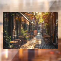 Cute french coffee shop