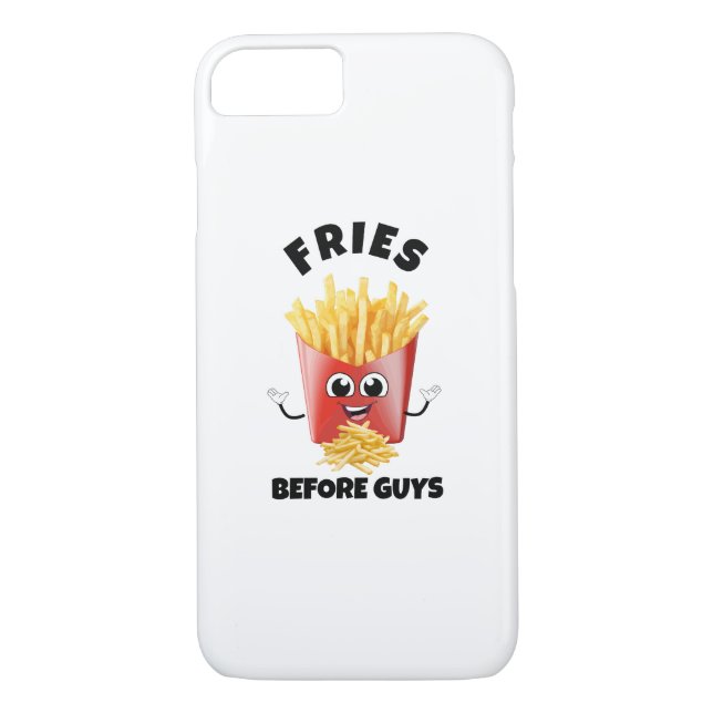  Cute French Fries Cartoon Hoodie &Tee –Funny Food Case-Mate iPhone Case (Back)
