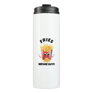 Cute French Fries Cartoon Hoodie & Tee –Funny Food Thermal Tumbler