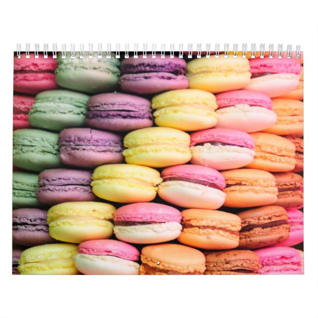 Cute French Macaron Cookies Calendar (Cover)