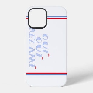 Cute French Oui Oui Yes My Friends iPhone 12 Case