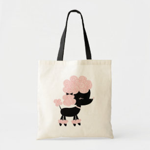 Cute French Poodle Puppy Tote Bag