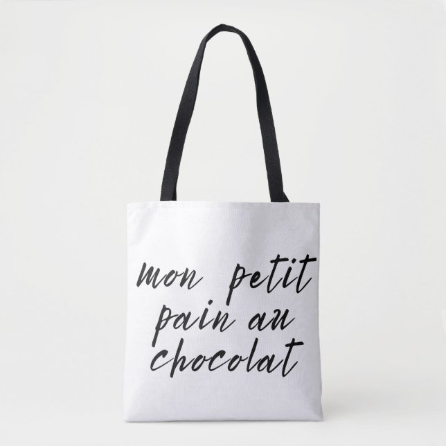 Cute French Term of Endearment Tote Bag (Front)