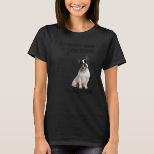 Cute Frenchton Quote Mum, Froston Dad , Faux Frenc T-Shirt