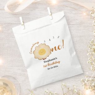 Cute Fried Egg 1st Birthday Favour Bag