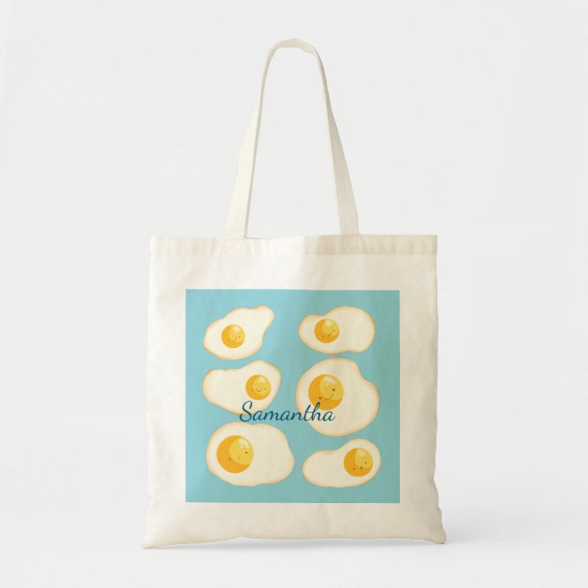 Cute Fried eggs Tote Bag (Front)