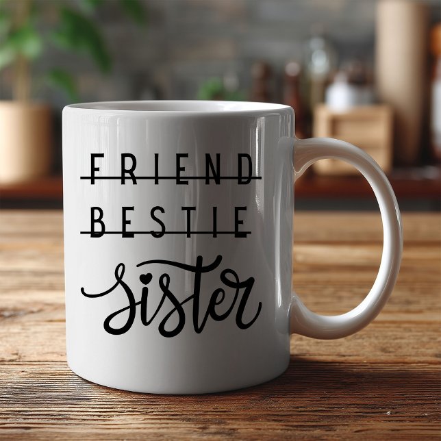 Cute Friend Bestie Sister Coffee Mug (Creator Uploaded)