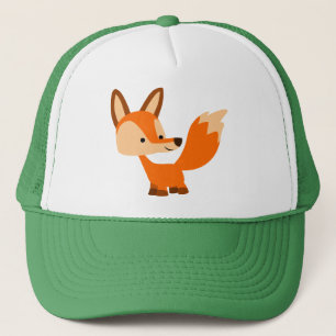 Cute Friendly Cartoon Fox Hat