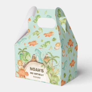 Cute Friendly Dinosaurs Boy Birthday Baby Shower  Favour Box