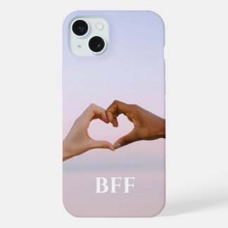 Cute Friendship BFF Photo iPhone 15 Plus Case
